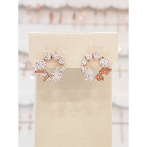 볼라레  세이브존01 40대여자생일선물 월계수 라운딩 큐빅 귀걸이 spe873 16202285