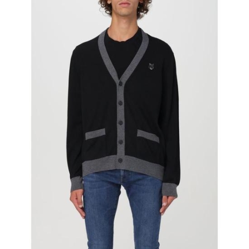 메종키츠네 가디건 NM00507KT1036 P199 Black