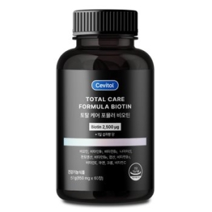 세비톨 토탈 케어 포뮬러 비오틴 850mg 60정