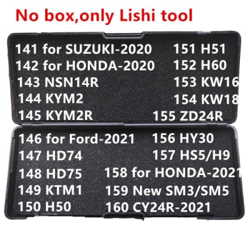 스즈키  141-160 No Box Lishi 2 in 1 도구 2020 혼다 2020 용 NSN14R KYM2 HD74 HD75 ..