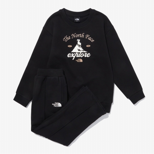 노스페이스키즈 익스플로어 스웻 셋업 (NM5MQ60S_BLK)