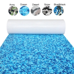 에바  폼 티크 시트 해양 바닥 요트 합성 보트 데크 미끄럼 방지 그립 블루 및 블랙 화이트 위장 24002605m