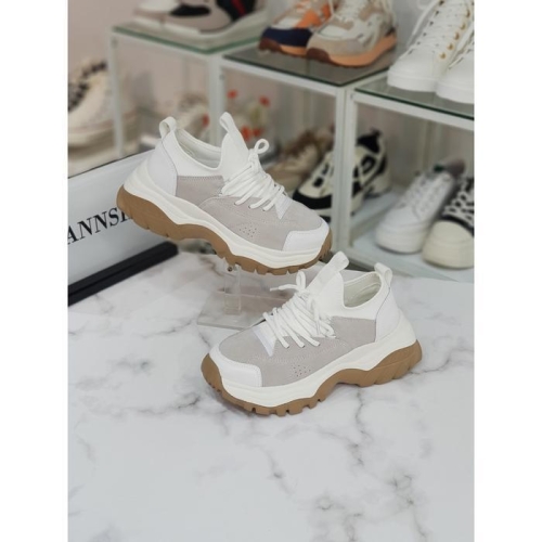 한슈 세이브존07 리얼가죽 배색 스니커즈 HS89801-8pa