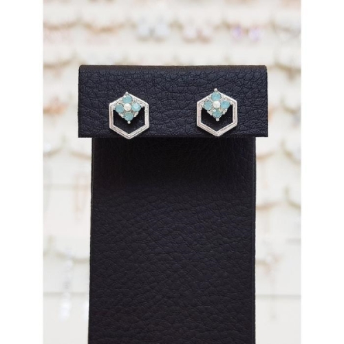 볼라레  세이브존01 40대여자생일선물 육각 스카시 꽃 귀걸이 LE799 16202276