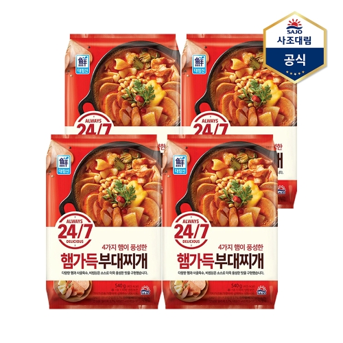 사조대림 대림선 햄이 푸짐한 부대찌개 540g