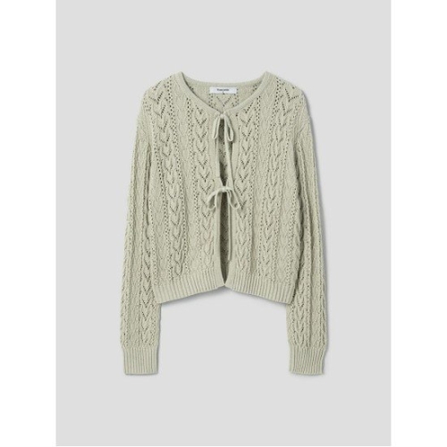 에잇세컨즈 포인텔 스트랩 카디건 라이트그린 32485ALYDL