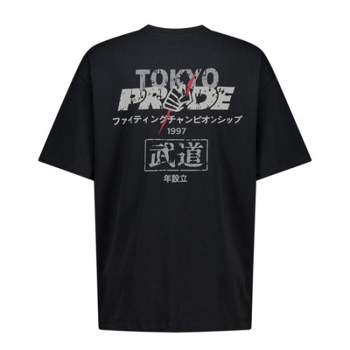 UFC SPORT 프라이드 릴렉스핏 반팔 티셔츠 블랙 U2SSV3118BK