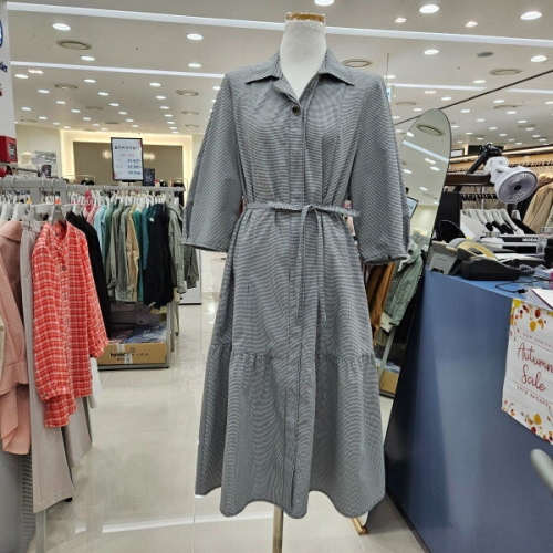 올리비아하슬러 데일리 플레어 롱 카라 원피스_OHDMOP101 OHDMOP101