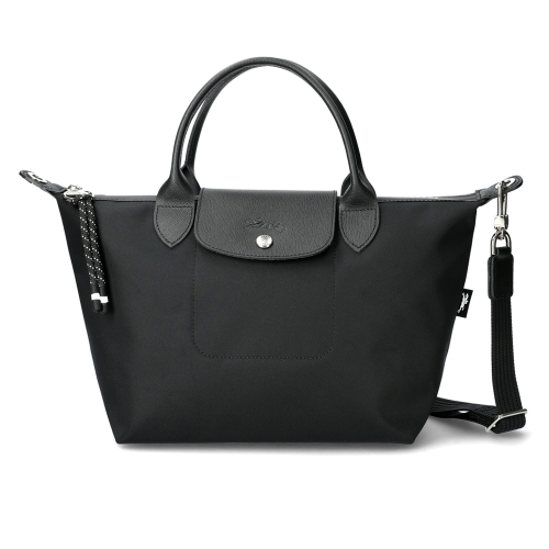 롱샴 르플리아쥬 스몰 에너지 크로스 토트백 블랙_1512HSR001