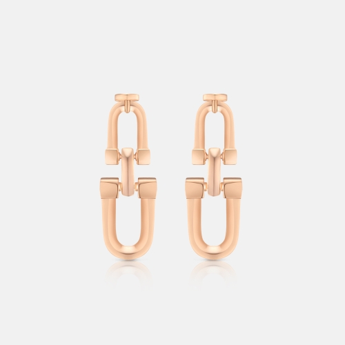 메트로시티 링크 14K 로즈 귀걸이 A241GE0156R4A