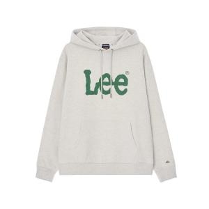 LEE 입점상품 리 빅 트위치 로고 후드 티셔츠 오트밀 LE2403HD01OT