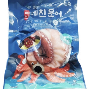 해신수산  손질이 필요없는 자연산 완도 데친문어 300g 입점 가격 행사