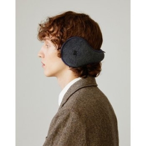 닥스 WINTER 그레이 로고자수 귀마개 DBHE4F953G2