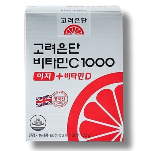 고려은단 비타민C1000 이지 + 비타민D 60정