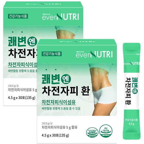에버뉴트리 쾌변엔 차전자피 식이섬유 환 30포
