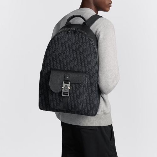 크리스찬디올 새들 지퍼 백팩 1ADBA212YKS_H03E