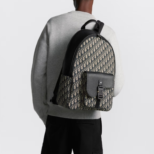 크리스찬디올 새들 지퍼 백팩 1ADBA212YKS_H27E