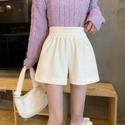 오노마 ONM 여자 20대 대학생 봄 가을 코디 코듀로이 밴딩 반바지 16465497