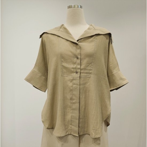 비지트인뉴욕 세일러 카라 블라우스 VA7SS7Q