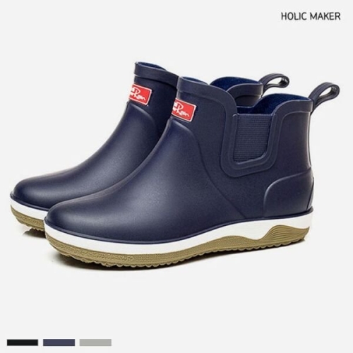 오너클랜 홀릭메이커 남자 레인부츠 장마철 장화 HDM002_1 없음 네이비+260
