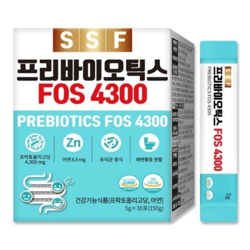  순수식품 프리바이오틱스 FOS 4300 5g 30포 [5개] 상품이미지
