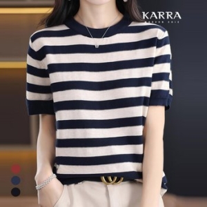 KARRA 카라 볼드스트라이프니트_A4M1320