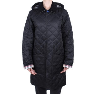 버버리 여성 퀄팅 코트 블랙 성인사이즈 8092531 A1189