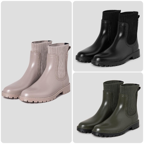 빈폴 여성 애니웨더 첼시 레인부츠_BE48K2M11A