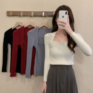 오노마 ONM 여성 소개팅 출근룩 기본 심플 볼레로니트 17776262