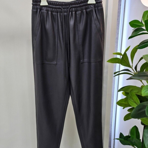 꼼빠니아 레더 세미 배기바지/CAEWO-WLZ0300C