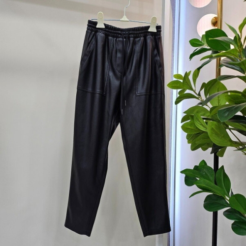 꼼빠니아 레더 배기바지/CAEWO-WLZ030Aa