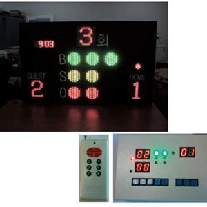 한별 SN 야구스코어보드 1대 HBB1201T L120 x W80cm 약10kg 30W GPS시