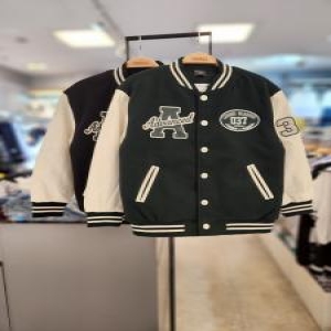 유솔 주니어 아동공용 패딩배색 야구점퍼 ULJP24W04