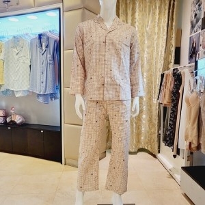 비너스 남성 곰돌이 나염 면 파자마세트_VPA4471M