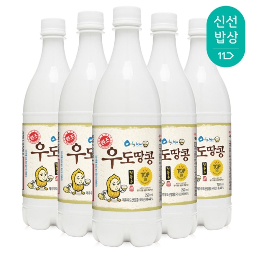 조은술세종 우도땅콩 막걸리 6도 750ml