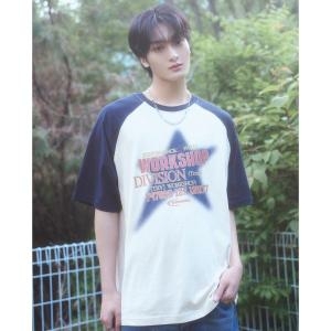 Travel 크래비티 태영 착용스프레이 스타 래글런 반팔티 라이트 베이지 TRTFSURS65UE3