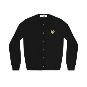 꼼데가르송 AZ-N049-051-1 P1N049 / AX-N049-051-1 골드하트 와펜 울 가디건