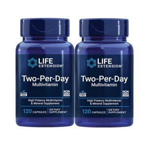 라이프익스텐션 투퍼데이 멀티비타민 미네랄 V2 120캡슐