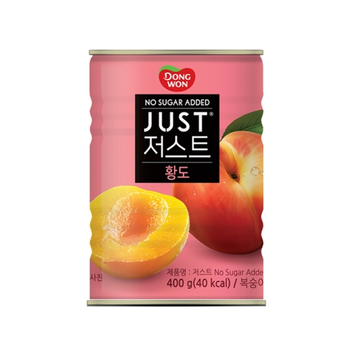 동원F&B  저스트 노슈가 황도 400g