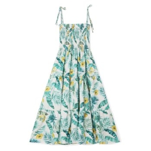 MNC 스모크 야자수 원피스 MDOP013LJ