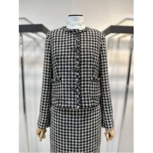 더아이잗컬렉션 하운드투스 트위드 자켓 CP9A0JK021