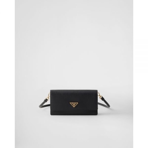 프라다 사피아노 가죽 미니백 블랙 1NF059_2DB3_F0002