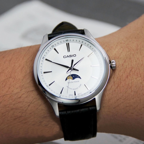 카시오 남성 문페이즈 레트로 클래식_MTP-M100L-7A