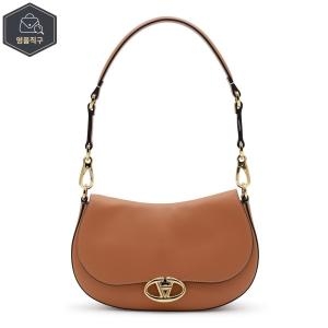 발렌티노 뷰티 브라운 레더 OVHAL 숄더 백 B0561384028