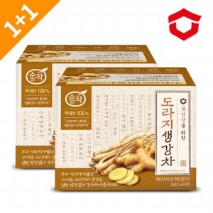 샘표식품  순작 도라지 생강차 티백 40티백