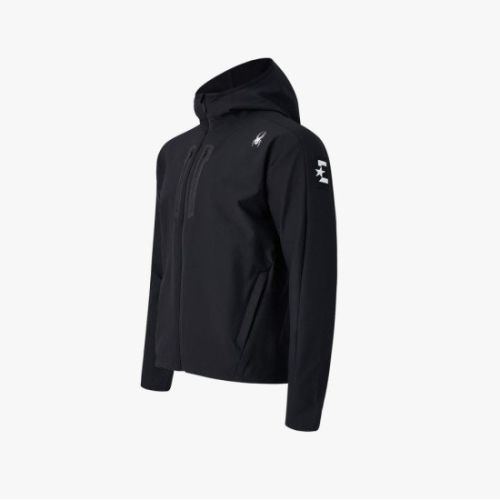 스파이더  공용 유로스포 셋업 후드 집업 SPIWCNFT221UBLK