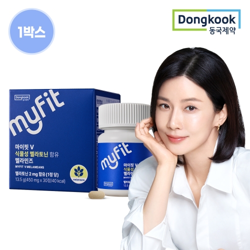 동국제약 마이핏 V 식물성 멜라토닌 멜라민즈 450mg 30정