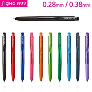 미쓰비시  유니 시그노 RT1 UMN 155 노크식 볼펜 0.28mm
