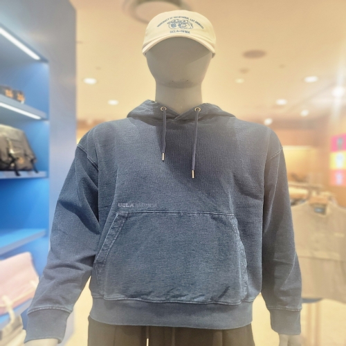 유씨엘에이 남녀공용 데님라이크 오버핏 후드티셔츠 셋트 UA8LT8A