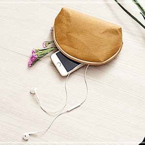 패브릭 샤이니월드 지퍼파우치 크래프트 U8WE981773 베이지